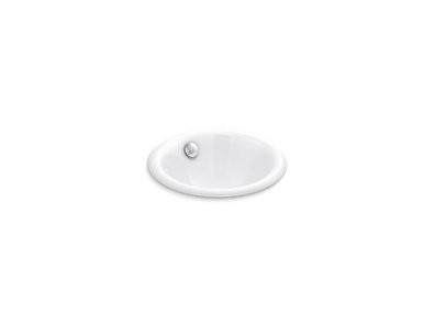 Iron Plains® Round Drop-in/undermount bathroom sink