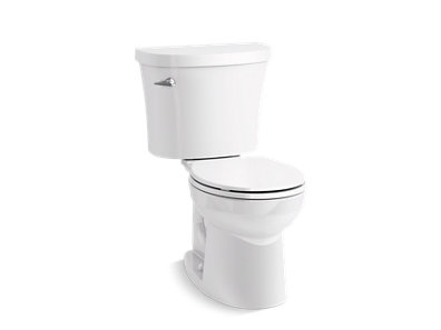 Kingston&trade; Two-piece round-front 1.28 gpf toilet