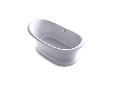 Artifacts® 66-1/8" x 32-1/2" freestanding bath with Lavender Grey exterior