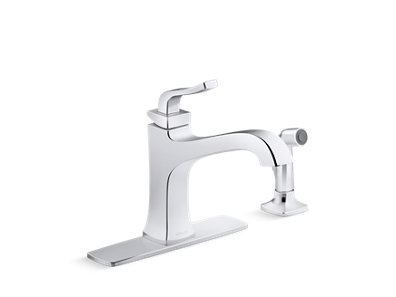 Rubicon® Single-handle kitchen faucet with sidespray