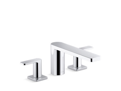 Parallel™ Two-handle deck-mount bath faucet