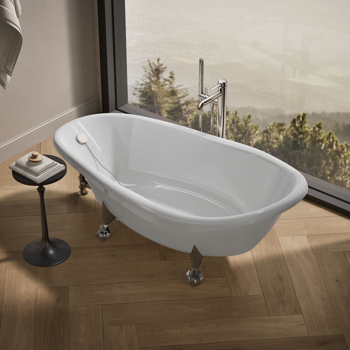 Products in use in close room view