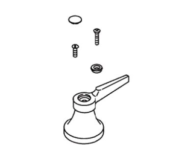 Kohler Genuine Parts Triton Lever Handle KIT - Polished Chrome