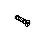 Kohler Genuine Parts Screw,8-32 FLAT HEAD
