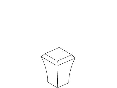 Kohler Genuine Parts Knob, Lift, BATH - Polished Chrome