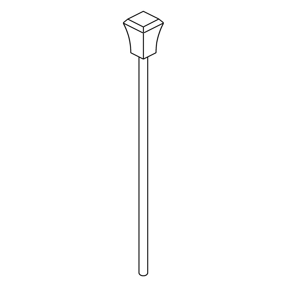 Kohler Genuine Parts LIFT ROD Assembly - Vibrant Brushed Nickel