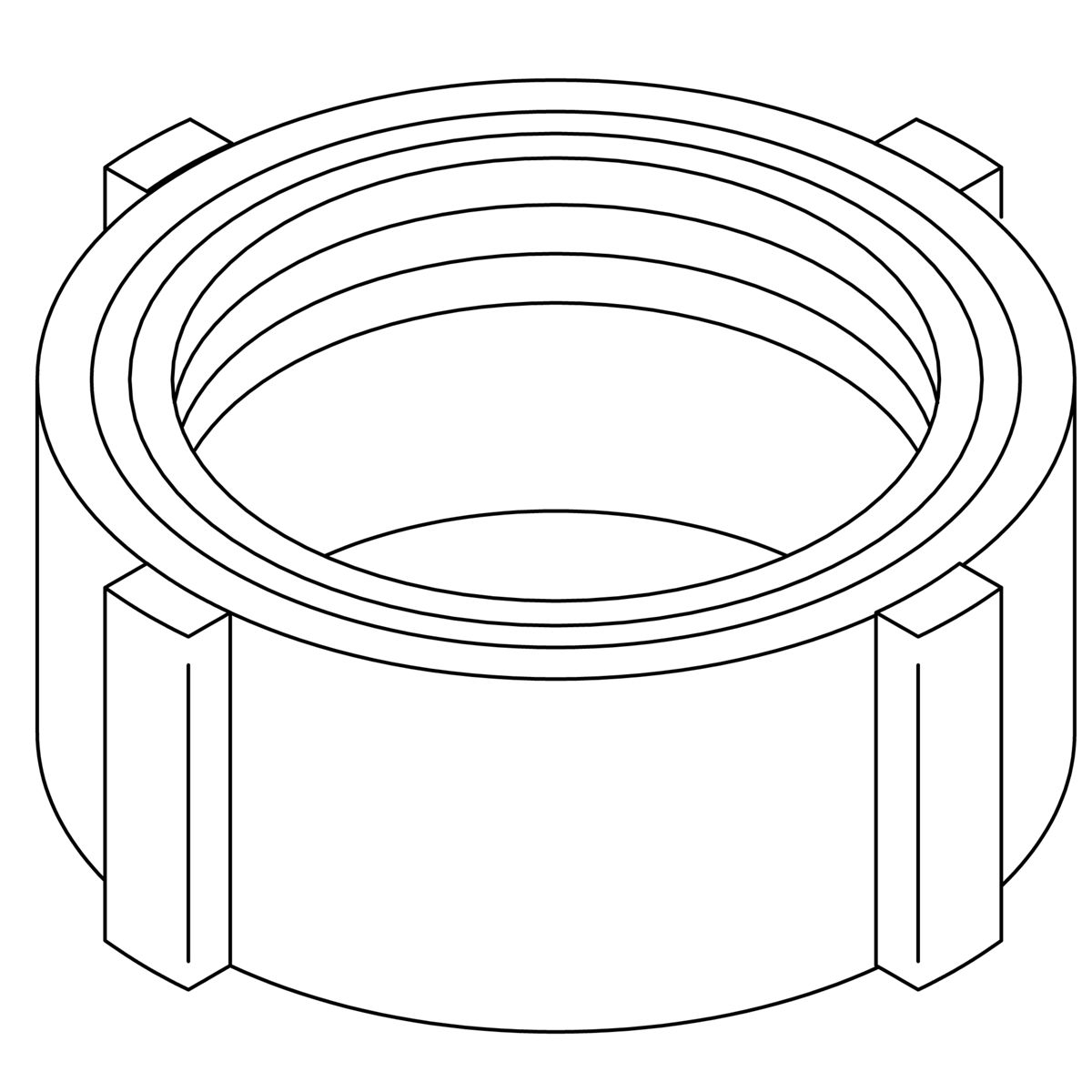 3/4 view of product
