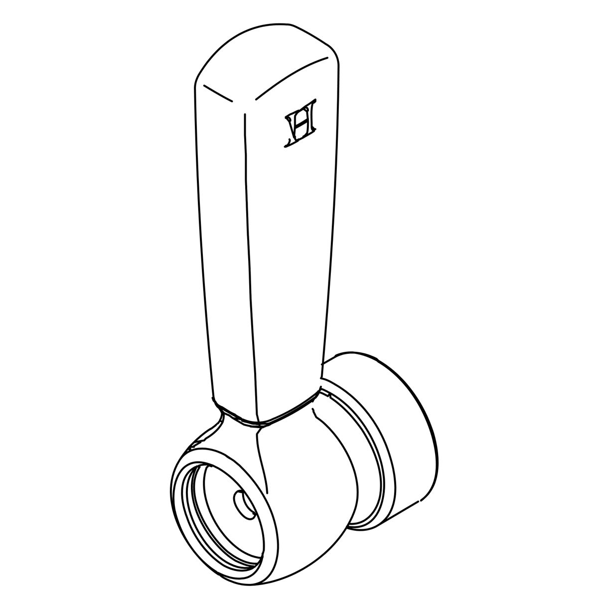 3/4 view of product