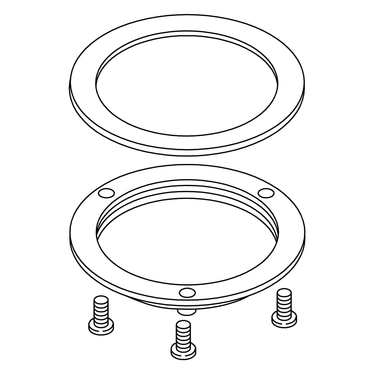 Kohler Genuine Parts Mounting KIT, Duostrainer