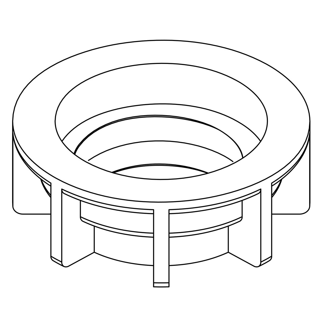 Nut, Mounting