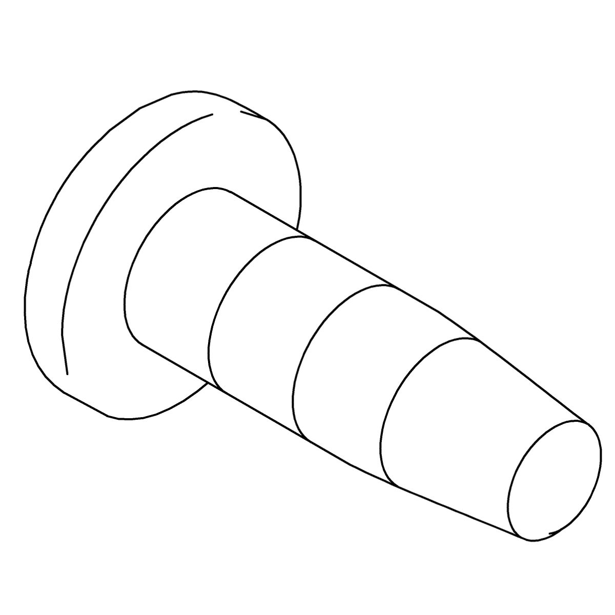 Kohler Genuine Parts Screw, 8-18 X .375 CR PAN HD SDR TAP
