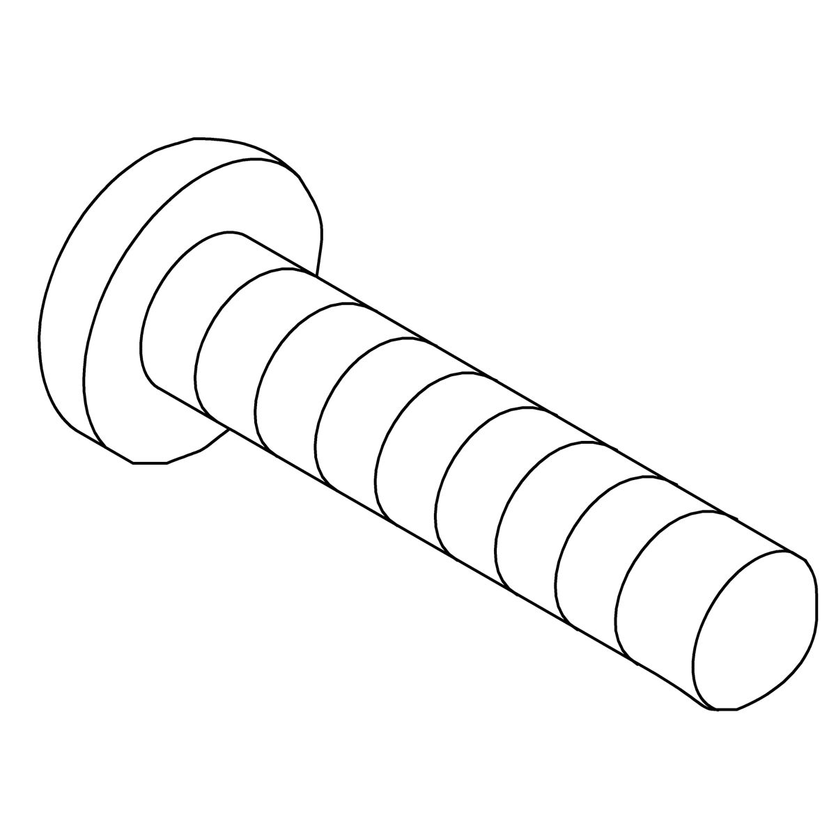 Kohler Genuine Parts Screw, 8-32 X .75 CR PAN HD MS S