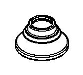 Kohler Genuine Parts Escutcheon - Vibrant Brushed Bronze