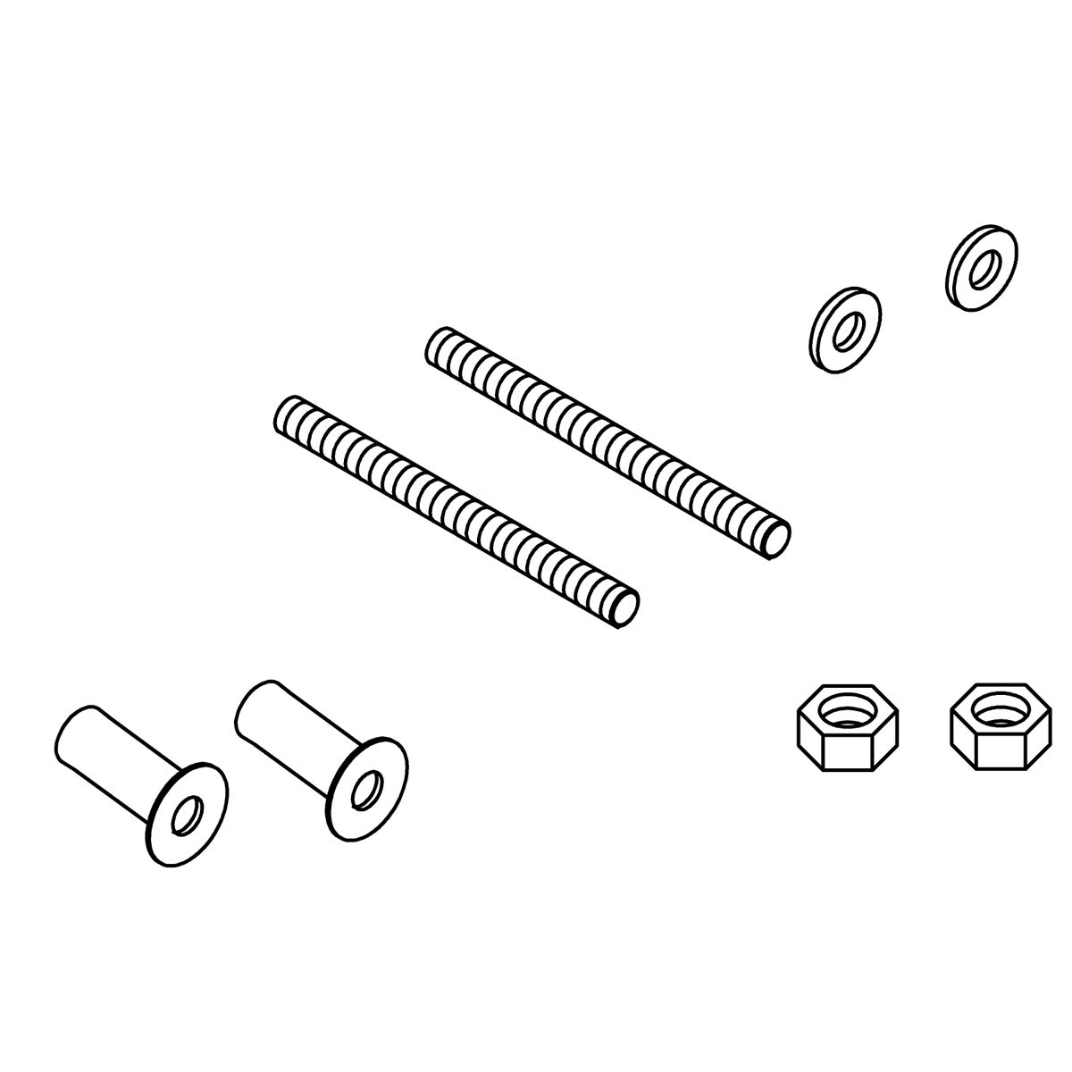 Kohler Genuine Parts Threaded ROD Assembly