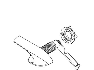 Kohler Genuine Parts RH TRIP Lever KIT - Vibrant Finish