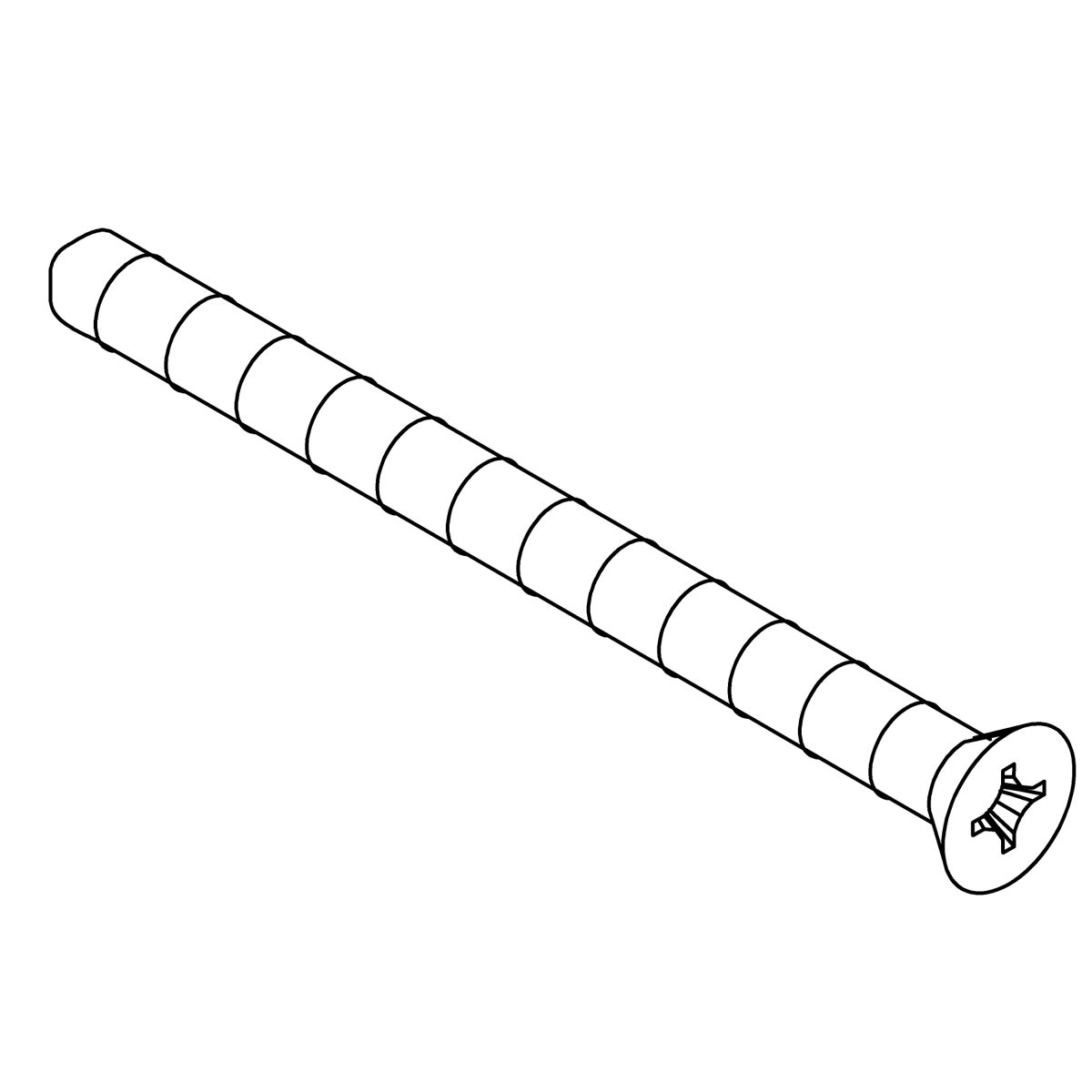 Kohler Genuine Parts Screw, 10-24 X 2.50, Countersunk