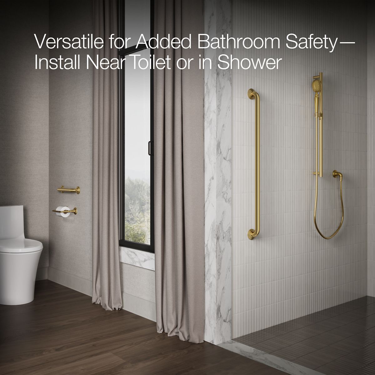 KOHLER | K-10540 | Traditional 12-Inch Grab Bar