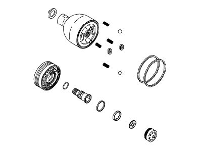 3/4 view of product