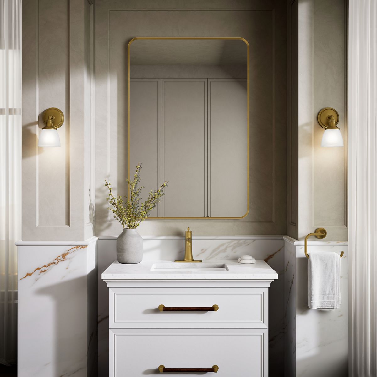 Products in use in close room view