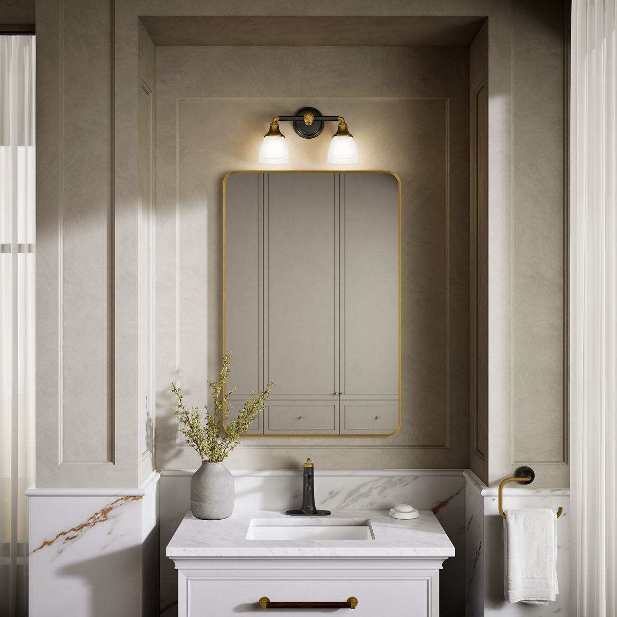 Products in use in close room view