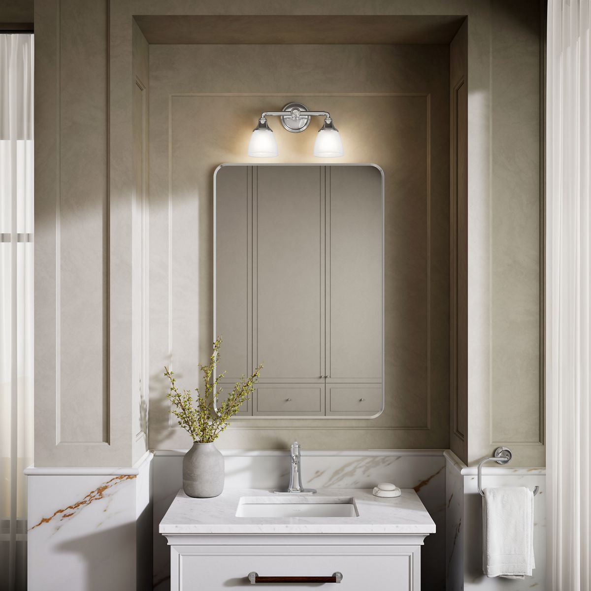 Products in use in close room view