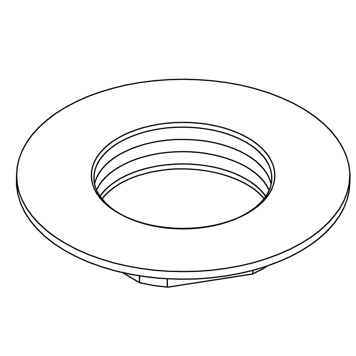 Kohler Genuine Parts B5-1271 - Locknut Assy.shank - TWO Piece