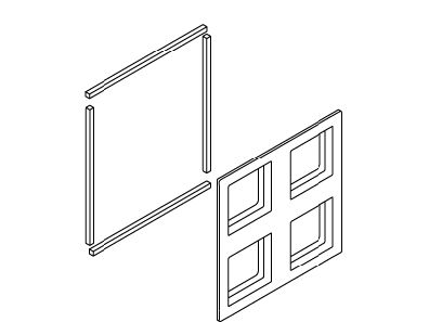 Kohler Genuine Parts Escutcheon KIT - Matte Black