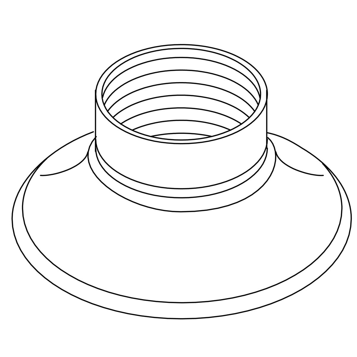 Kohler Genuine Parts Escutcheon, Diverter Button - Polished Chrome