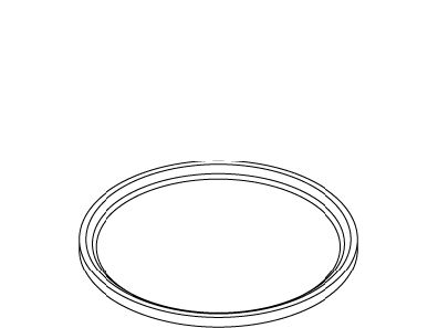 Kohler Genuine Parts Strainer RING Round - Matte Black