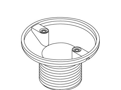 Kohler Genuine Parts Strainer BODY Round