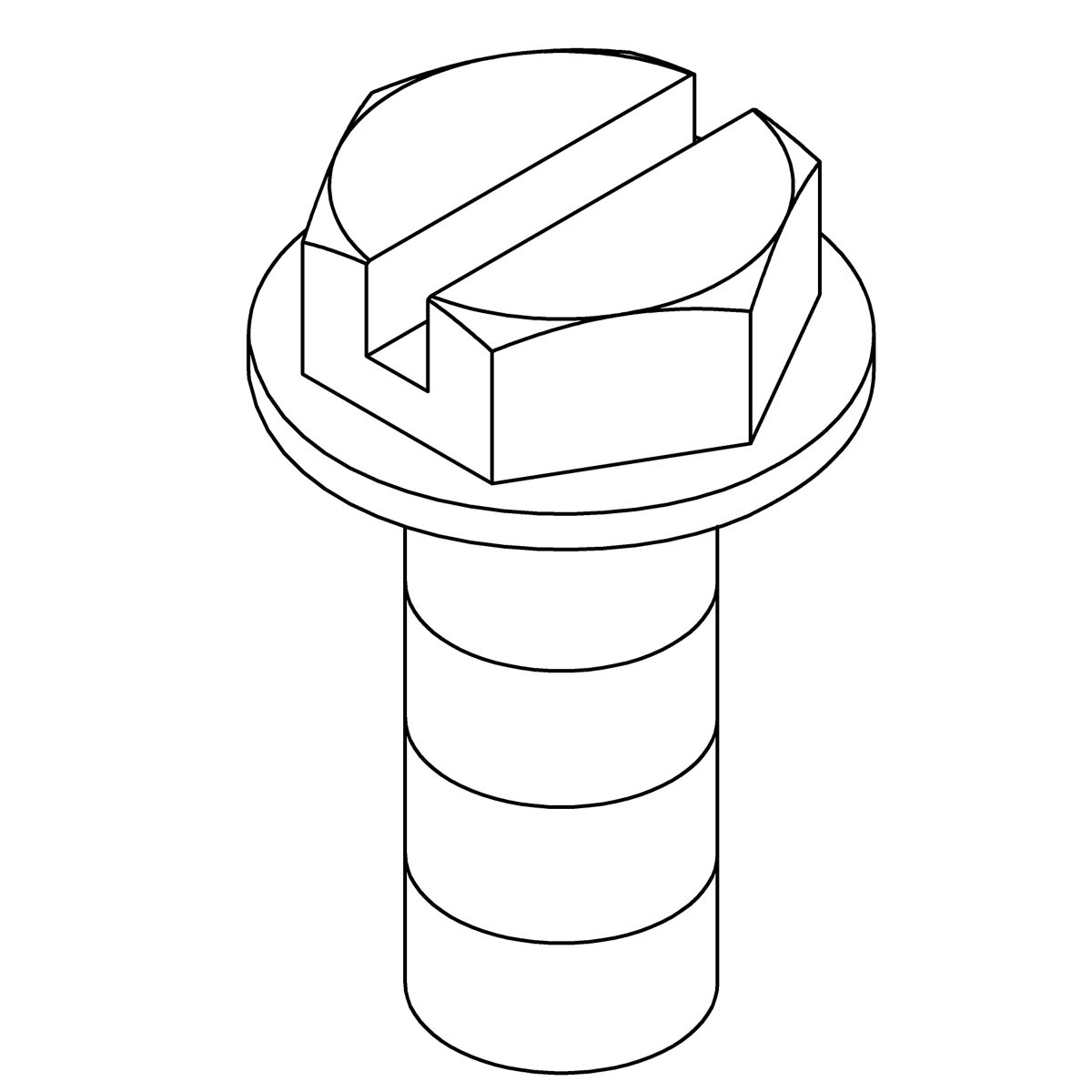 Kohler Genuine Parts Screw, 1/4-20 X 0.748, FLAT HEAD