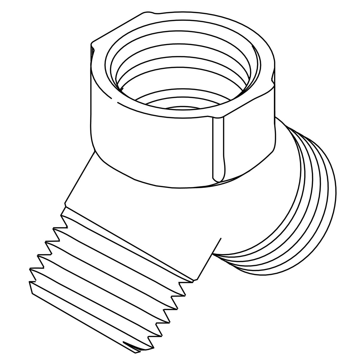 Kohler Genuine Parts TEE, Supply Fitting
