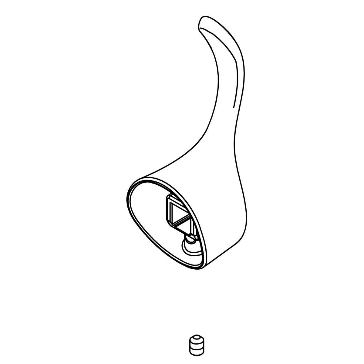 Kohler Genuine Parts Handle KIT - Matte Black