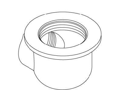 Kohler Genuine Parts Elbow, 1.25 Drain - Polished Chrome