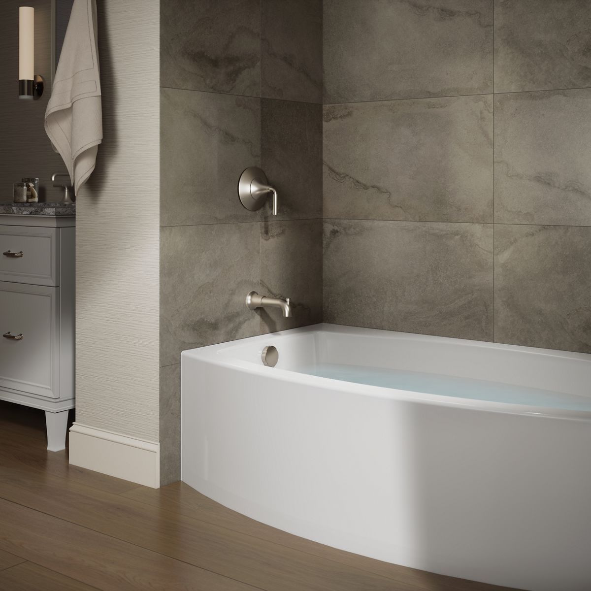 Products in use in close room view