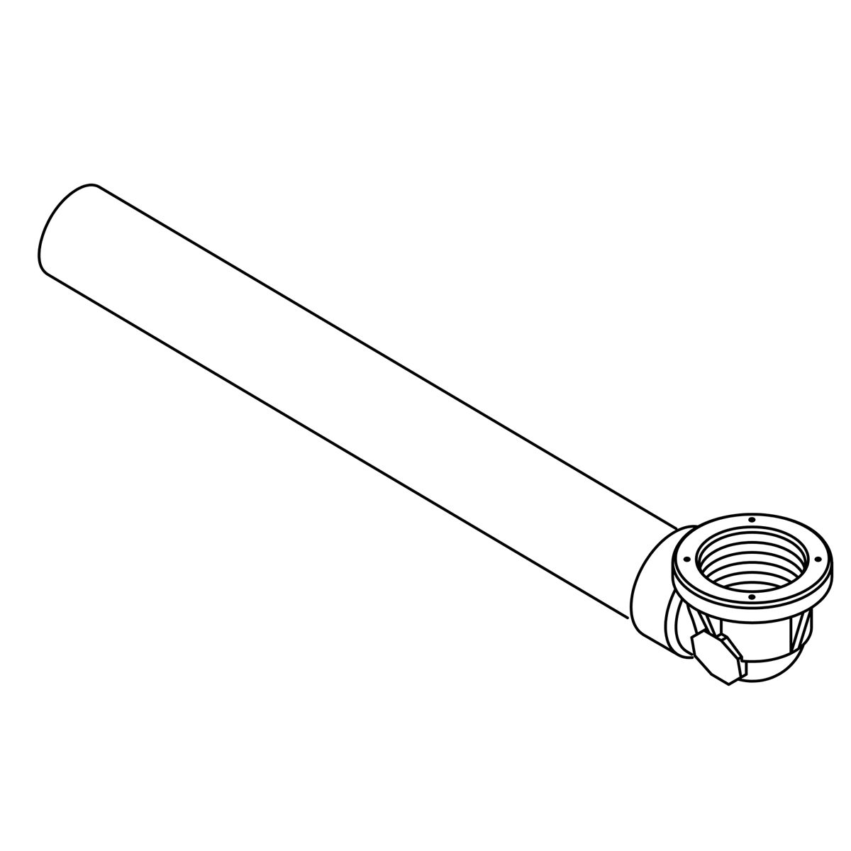 Kohler Genuine Parts Elbow AND TUBE SA, Drain