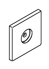 Kohler Genuine Parts Escutcheon - Polished Nickel