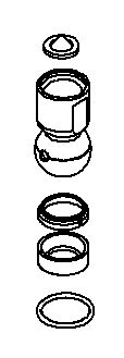 Kohler Genuine Parts KIT, BALL Joint ASSY - French Gold