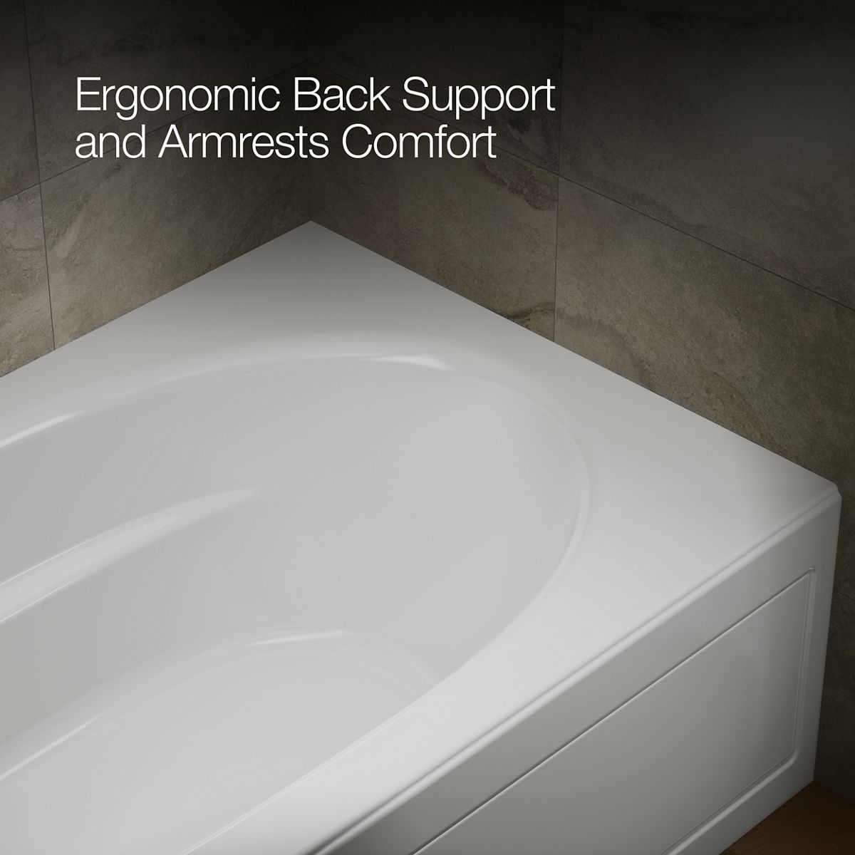 KOHLER | K-1115-LA | Windward 6-Foot Bath with Apron and Left-Hand