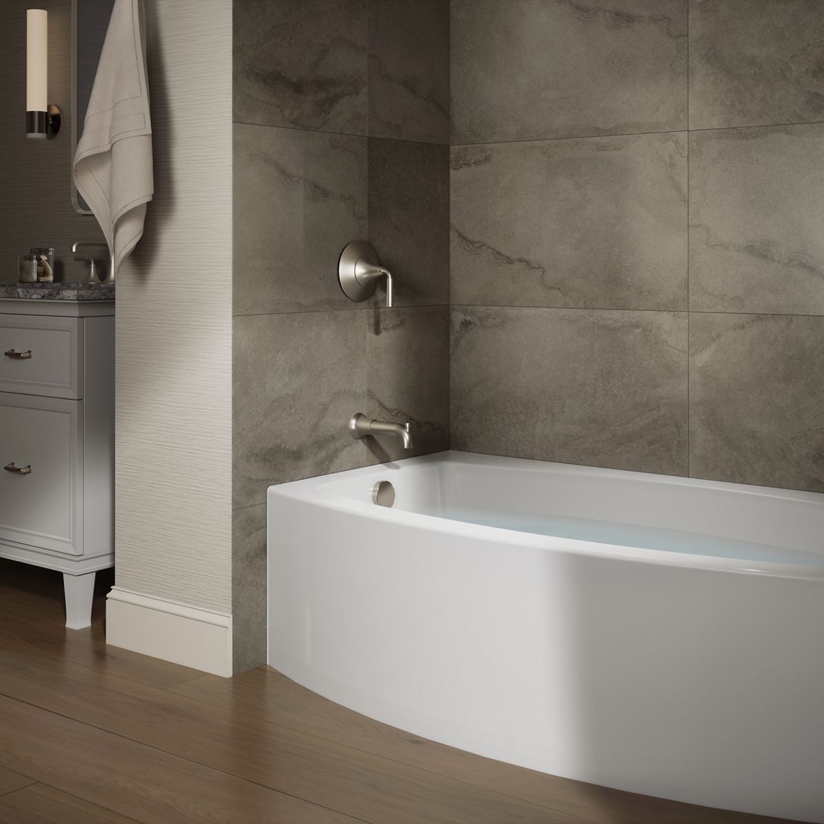 Products in use in close room view