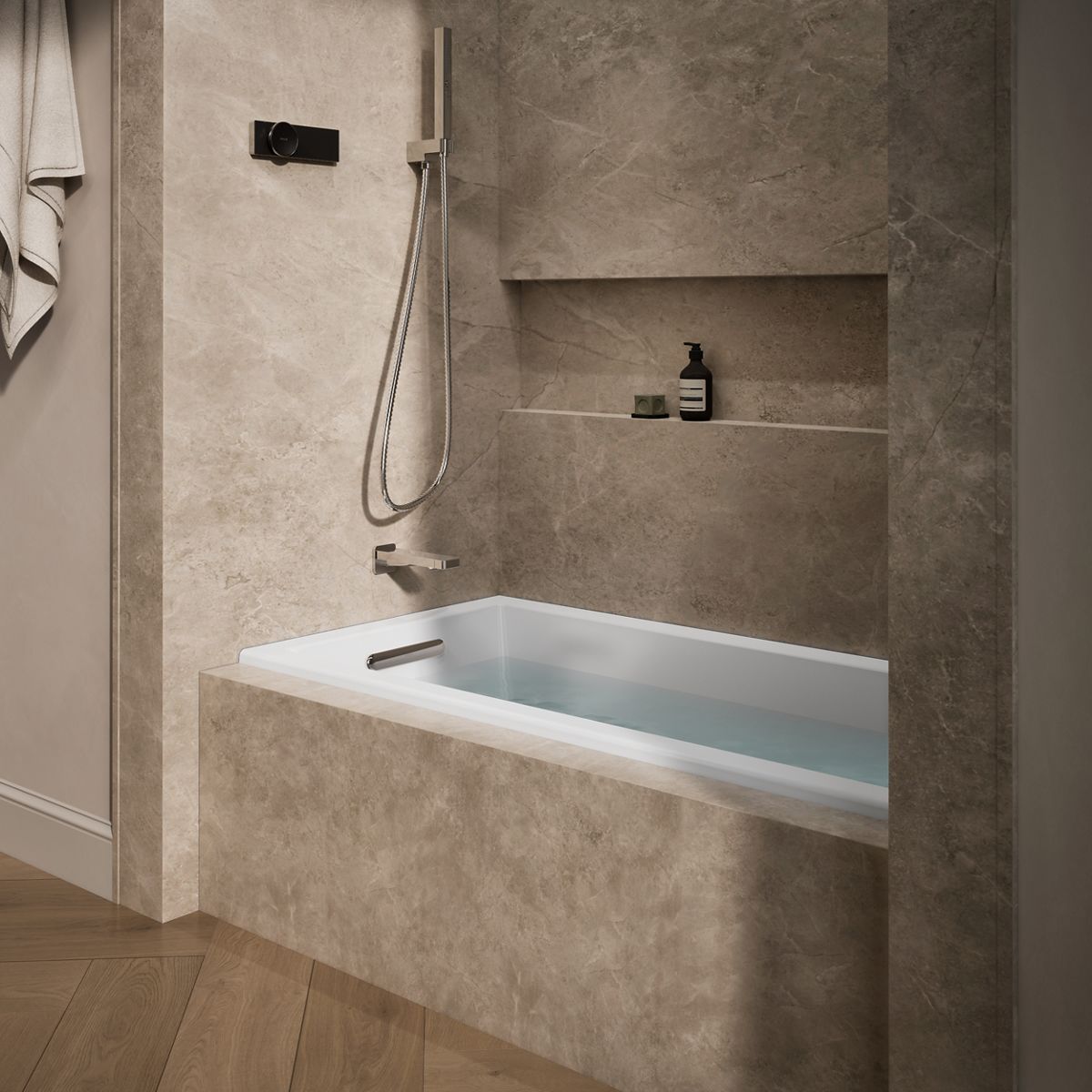 Products in use in close room view