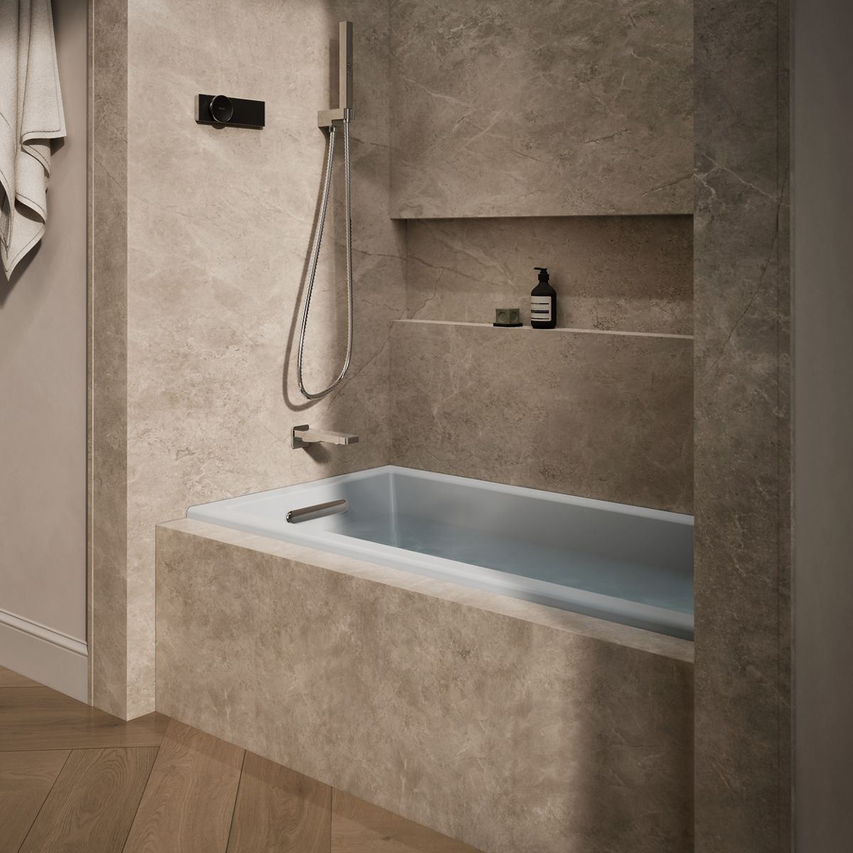 Products in use in close room view