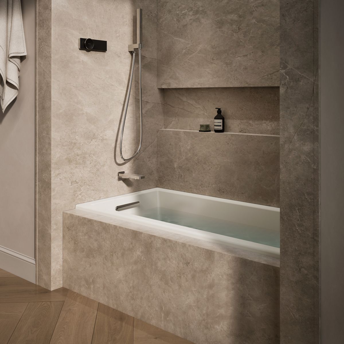 Products in use in close room view