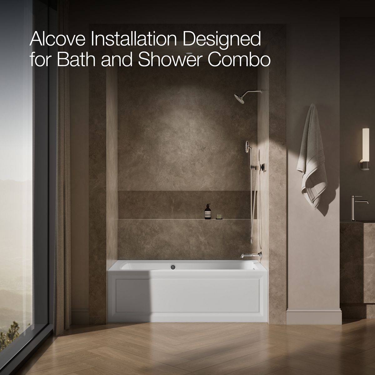 image focused on single product story, angled front view, not straight-on, 1-point perspective