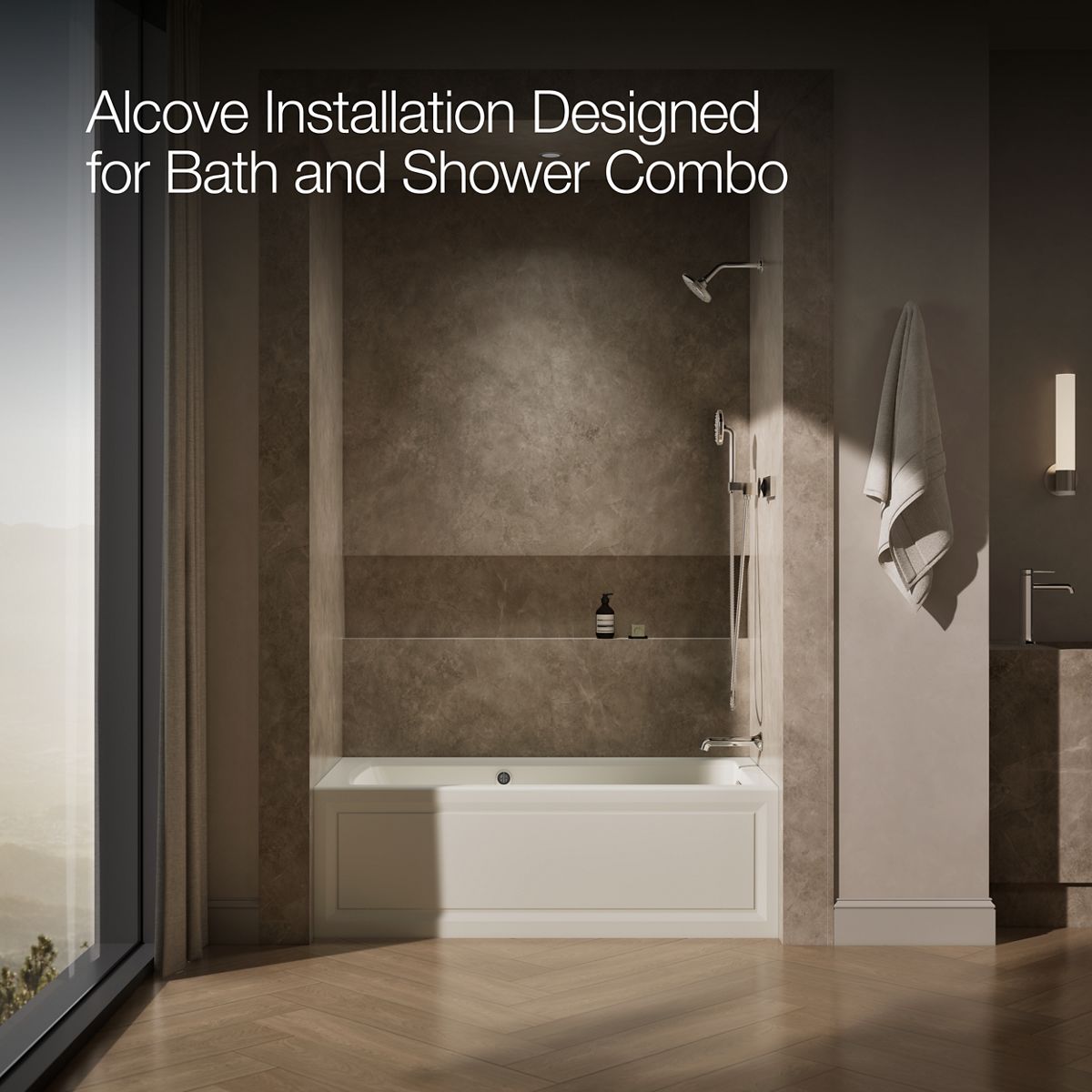 image focused on single product story, angled front view, not straight-on, 1-point perspective