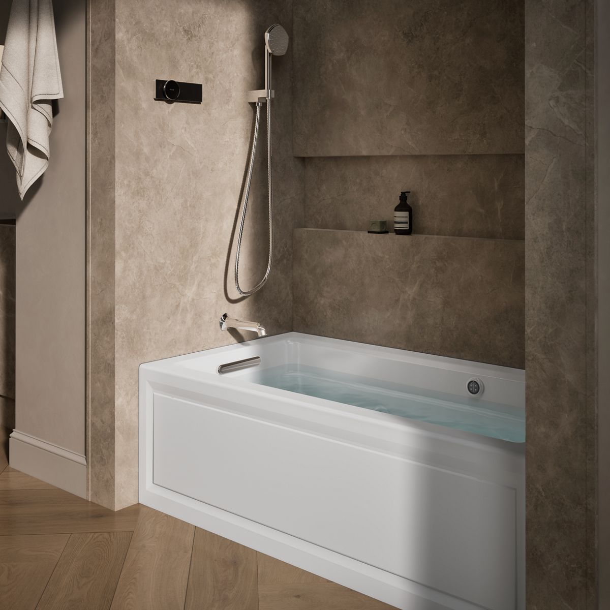 Products in use in close room view