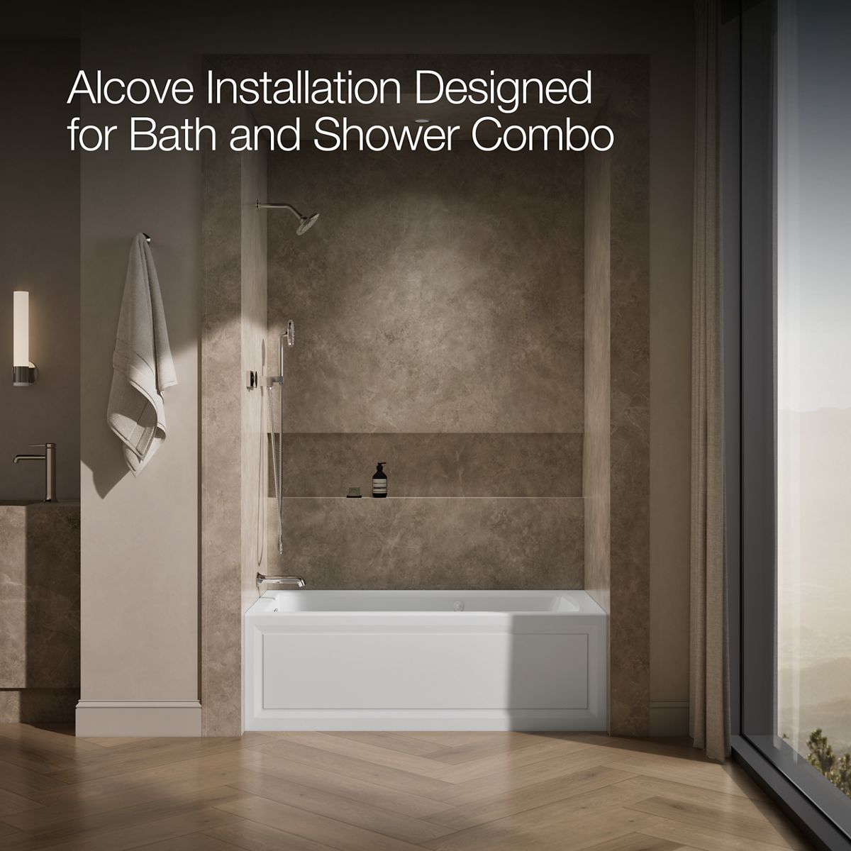 image focused on single product story, angled front view, not straight-on, 1-point perspective