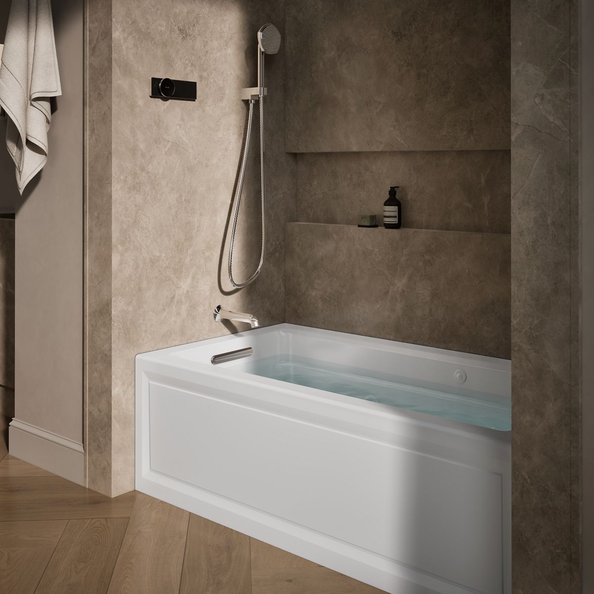 Products in use in close room view
