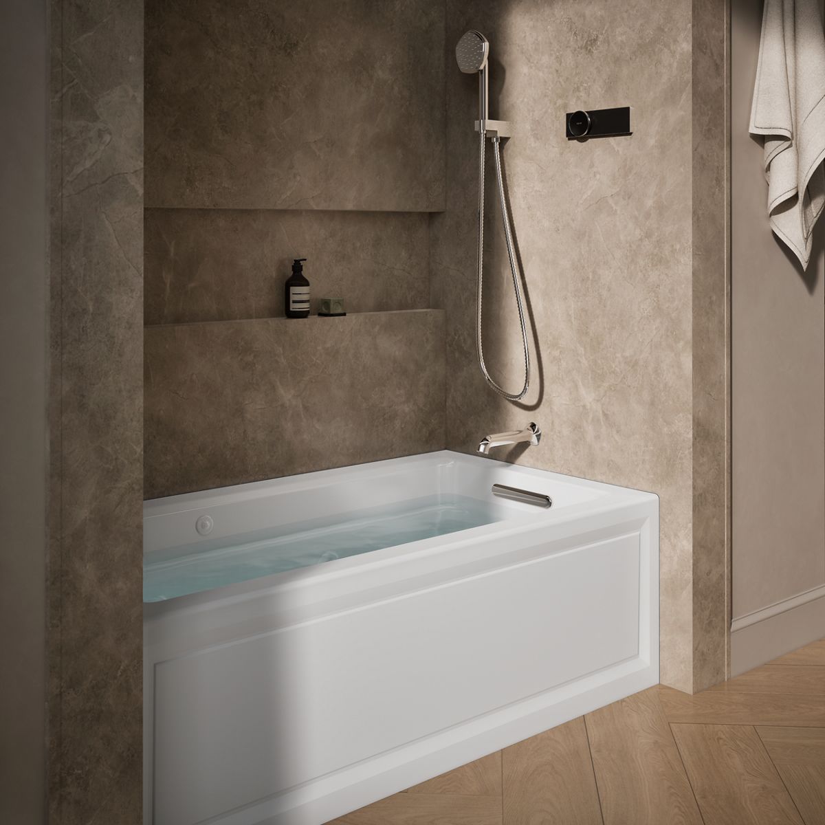 Products in use in close room view