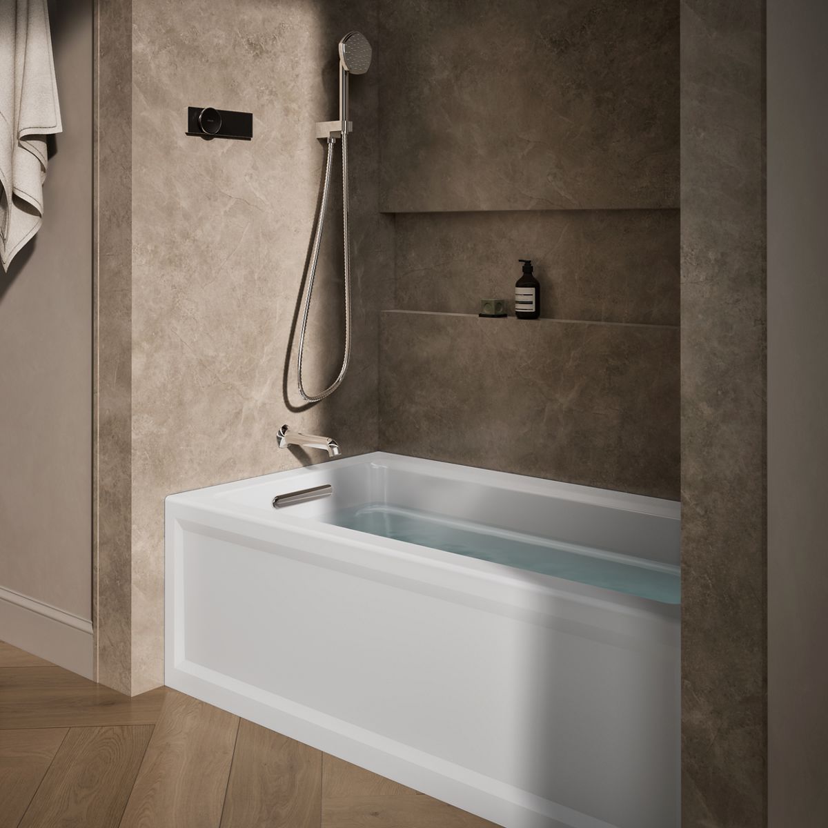 Products in use in close room view